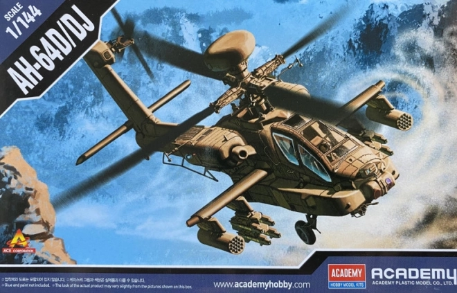 Plastikový model vrtuľníka AH-64D/DJ