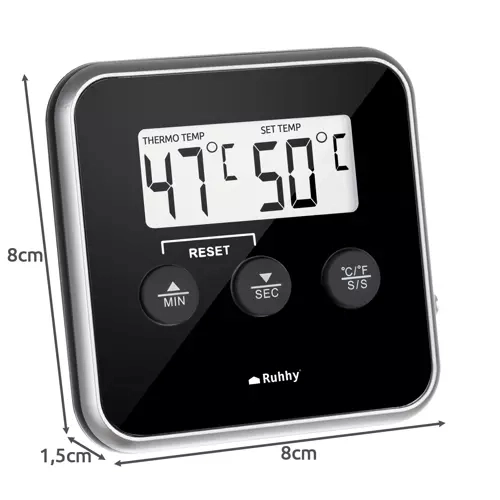 Prehľadný LCD displej a prepínanie °C/°F