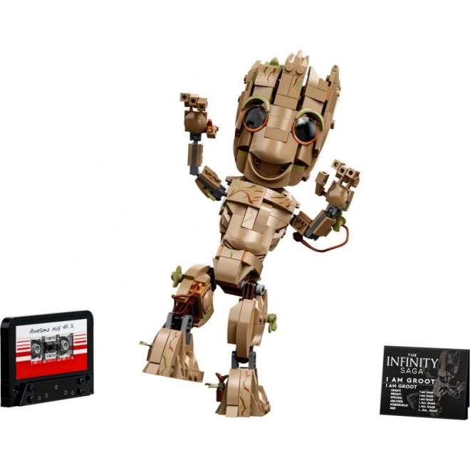 Tancujúci Groot od LEGO Marvel