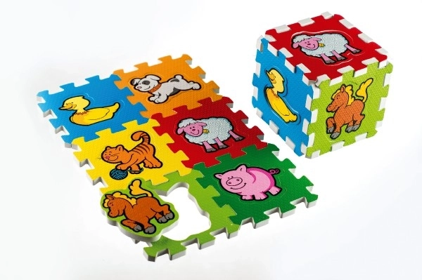 Penové puzzle Moje prvé zvieratká 6ks