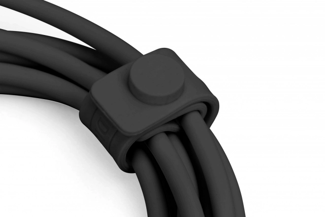 Silikónový napájací kábel USB-A - USB-C, 60W, 0,5m čierny