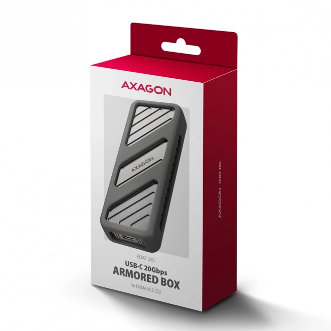 Rýchla vonkajšia hliníková skrinka USB-C 20Gbps pre NVMe SSD disky