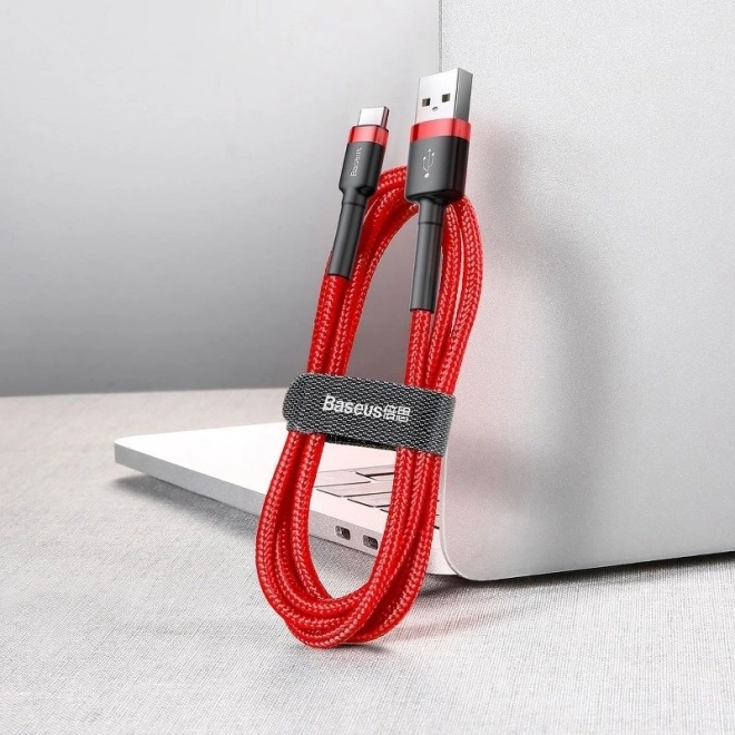 Baseus Cafule USB-C kábel 2A 3m - červený