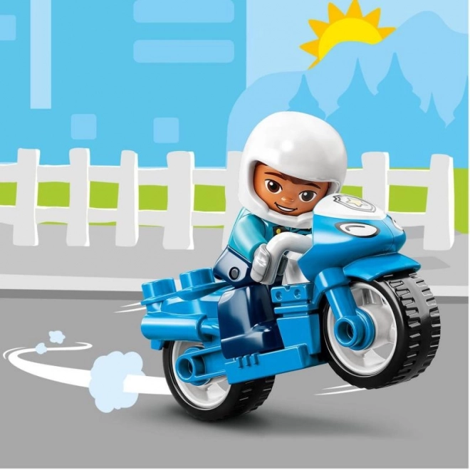 Policajná motorka LEGO DUPLO