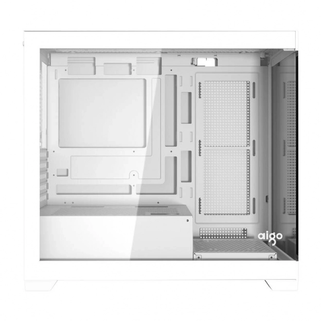 počítačová skriňa Darkflash C218M bielej s 6 ARGB ventilátormi