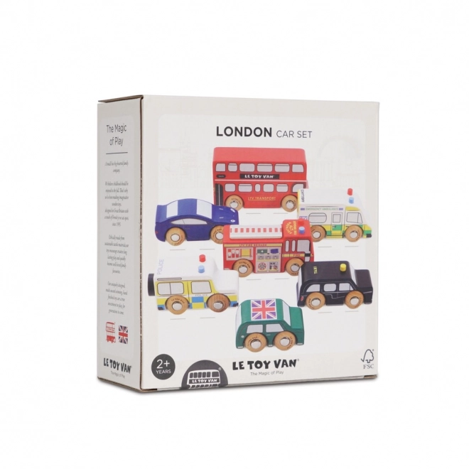 Le Toy Van Set Autíčok London