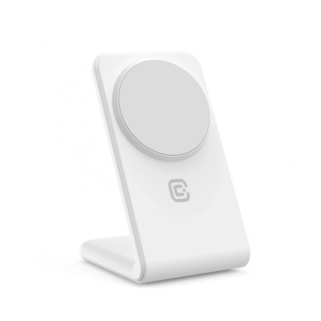 Bezdrôtová nabíjačka 2 v 1 s MagSafe pre iPhone a AirPods – Biela