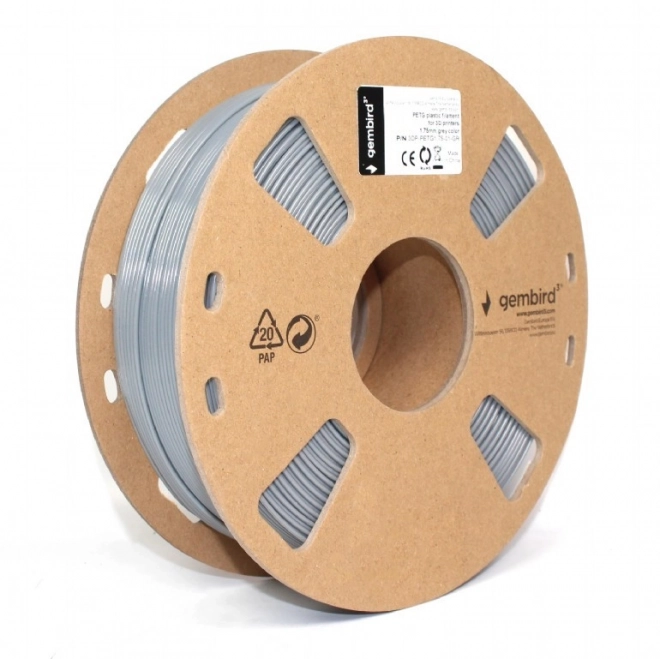 Filament pre 3D tlačiareň PETG 1,75 mm šedý