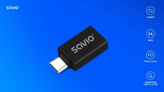 Adaptér USB-A na USB-C Savio