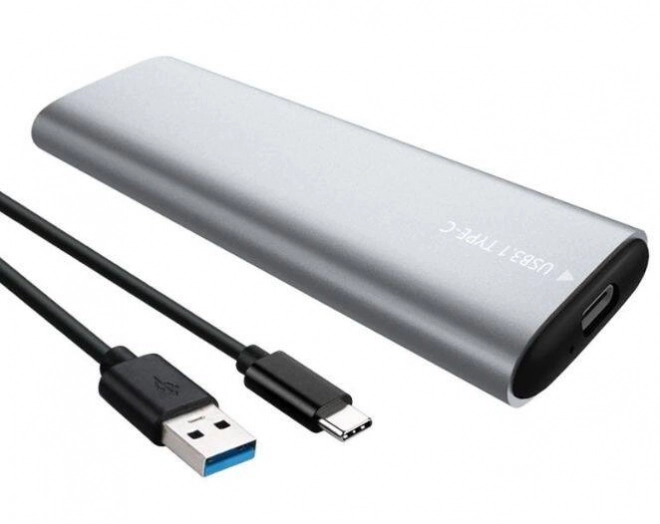 Obal na disk M.2 NGFF USB 3.1 Typ-C