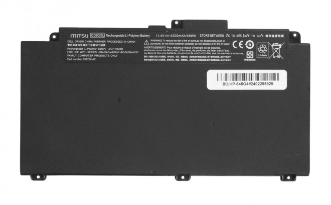 Batéria do notebooku HP ProBook 640 645 650 G4 G5 G7 4200 mAh
