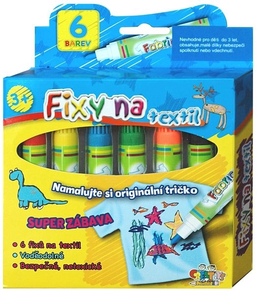 Fixky na textil vo vode odolné