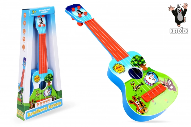 Gitara s dizajnom Krtka 41 cm