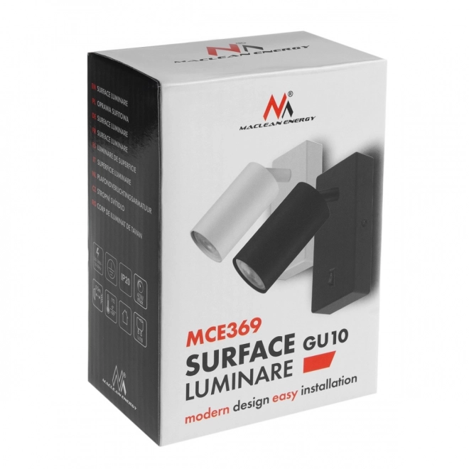Nástenná lampa s vypínačom Maclean
