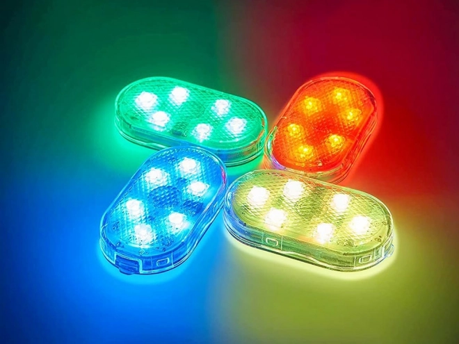 Bezdrôtová RGB LED lampička na auto