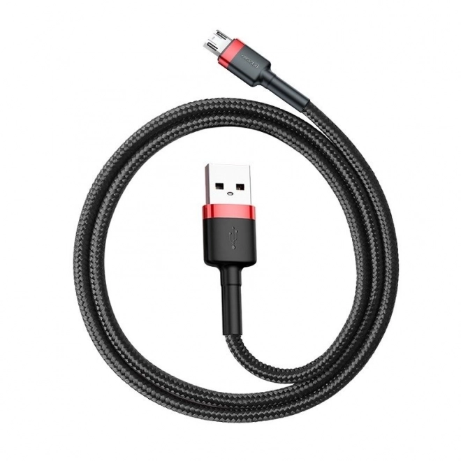 Kábel Baseus Cafule Micro USB 1,5A 2m červeno-čierny