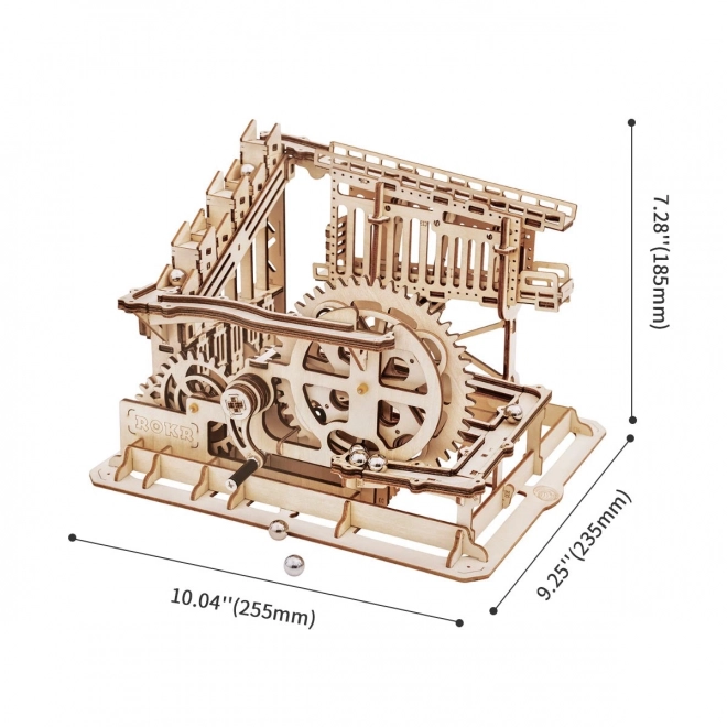 Robotime Rokr 3D drevené puzzle Kuličková dráha