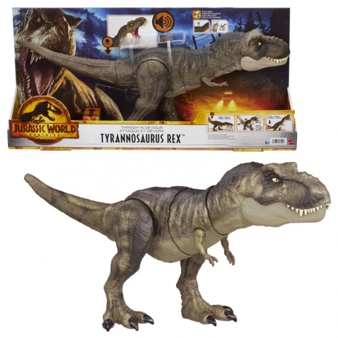 Figúrka Jurassic World Tyrannosaurus Delúzia a Prehĺtaj