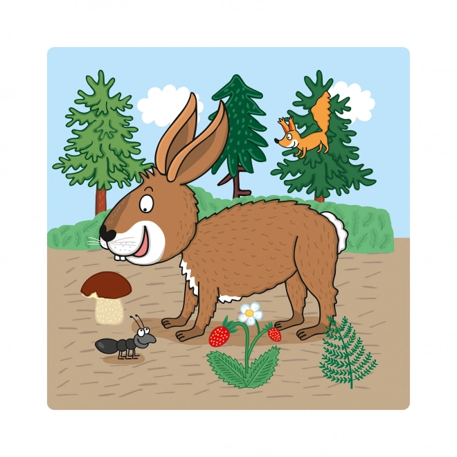 Dino Baby puzzle Zvieratká: Kde žijú? 3v1
