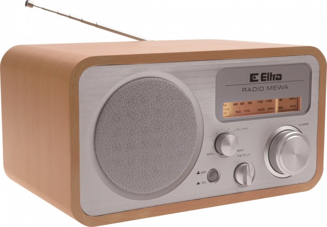 Rádio MEWA svetlé drevo