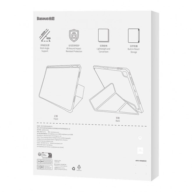 Ochranné puzdro Baseus Minimalist pre iPad Pro 12,9" 2020/2021/2022 čierne