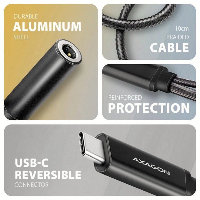 Externá zvuková karta USB-C 32bit DAC s Power Delivery