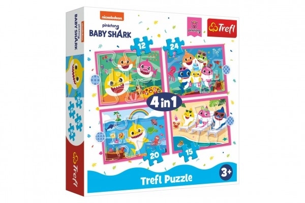 Puzzle 4v1 - Baby Shark