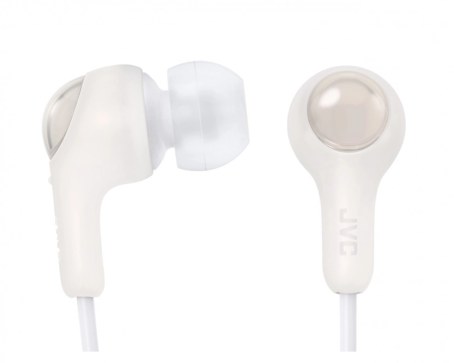 JVC Gumy Connect drôtové USB‑C slúchadlá do uší s mikrofónom – biela