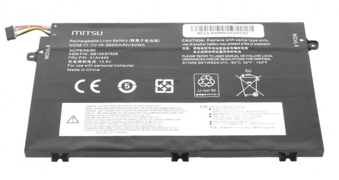 Náhradná batéria pre Lenovo ThinkPad E480 a E580