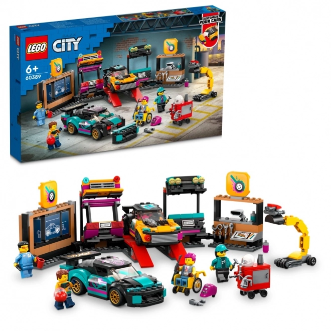 LEGO City Tuningová autodielňa