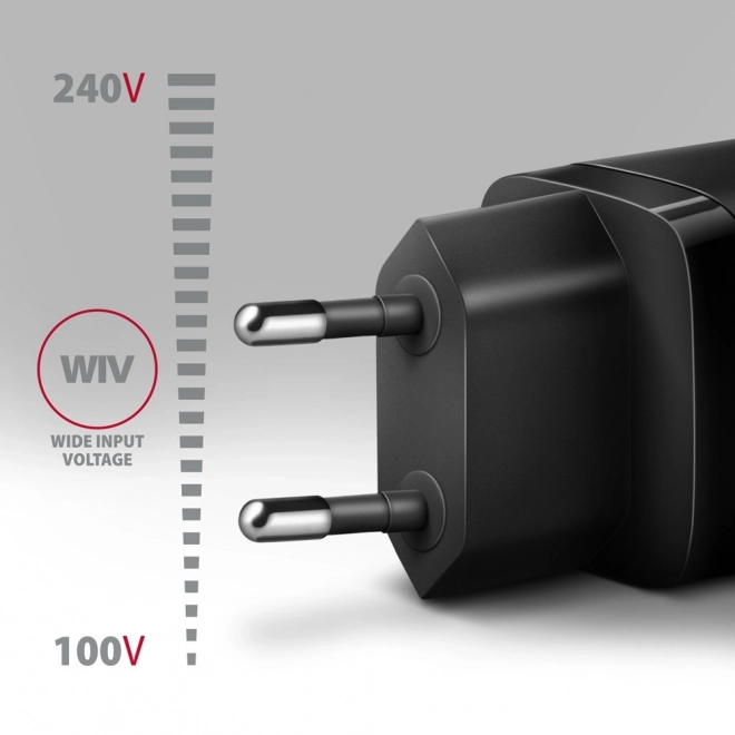 Rýchlonabíjačka do siete Axagon 30W s duálnym výstupom USB-C a USB-A