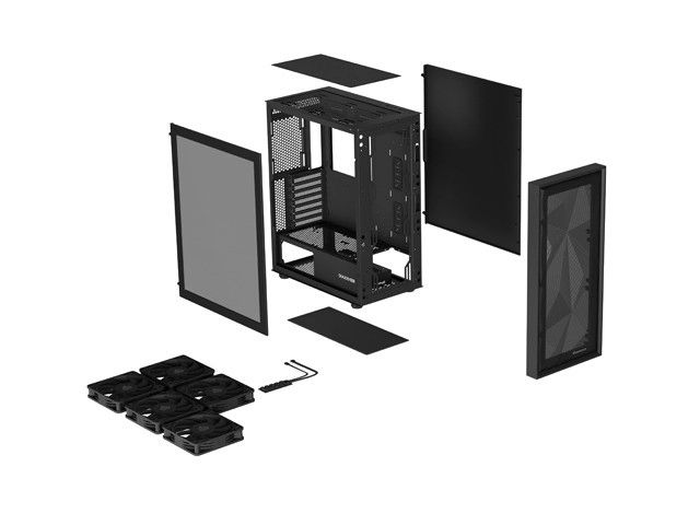 Obudova Genesis Diaxid 605F midi tower USB-C čierna