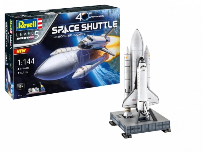 Plastiková sada Space Shuttle Discovery s boostermi