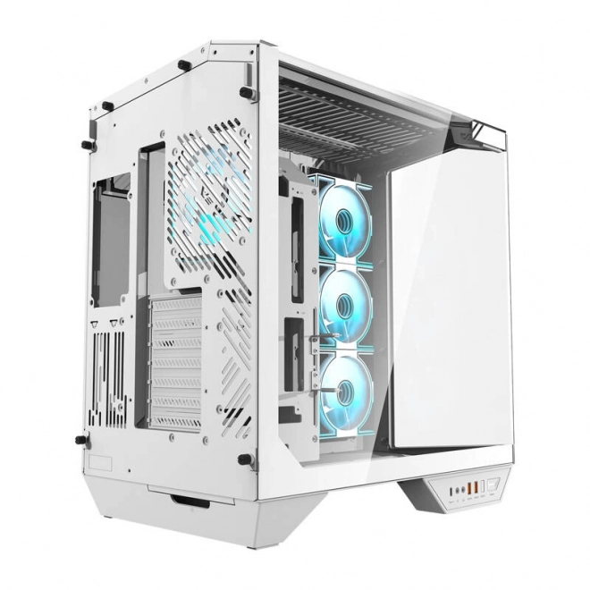 Počítačová skříň Darkflash se 4 ventilátory bílá