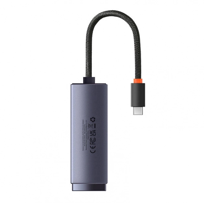 Síťový adaptér Baseus Lite Series USB-C na RJ45 (šedý)