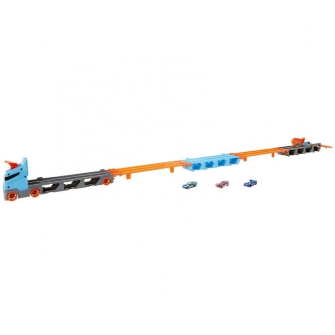 Hot Wheels pretekársky prepravník 2v1