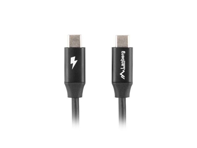 Kábel USB-C 2.0, 1.8m, čierny