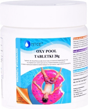 Oxy Pool kyslíkové tablety na dezinfekciu vody pre bazény a jacuzzi 0,5 kg