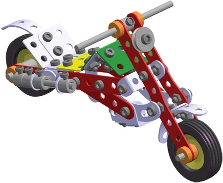 Stavebnica Merkur Motocykel 10 modelov