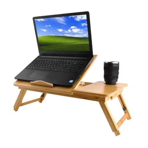 Bambusový stolík pod laptop