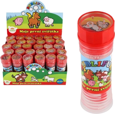 Bublifuk Moje prvé zvieratká 50 ml – box 30 ks