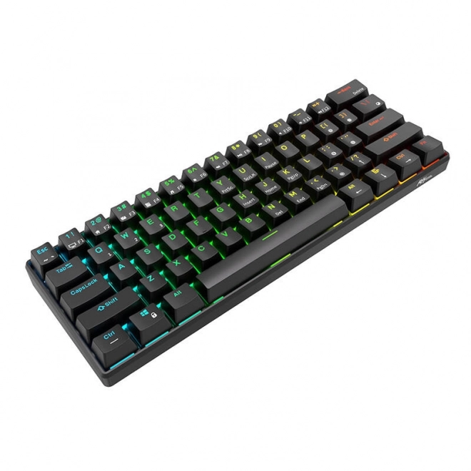 Mechanická klávesnica Royal Kludge RK61 s RGB podsvietením a hnedými spínačmi