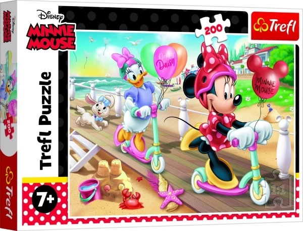 Trefl Puzzle Minnie Mouse: Na pláži