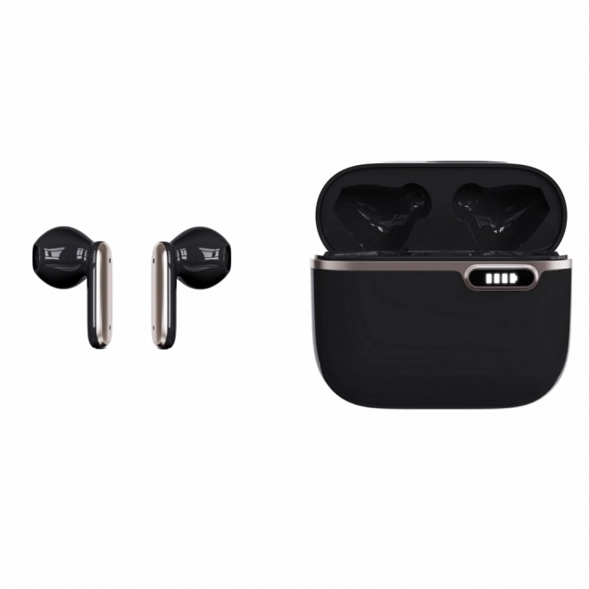 Bluetooth slúchadlá s HQ mikrofónom TWS (USB-C) čierne