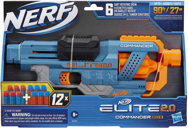 Pištoľ Nerf Commander RD-6 s nábojmi