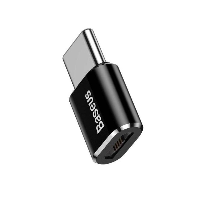 Adaptér Micro USB na USB typu C čierny