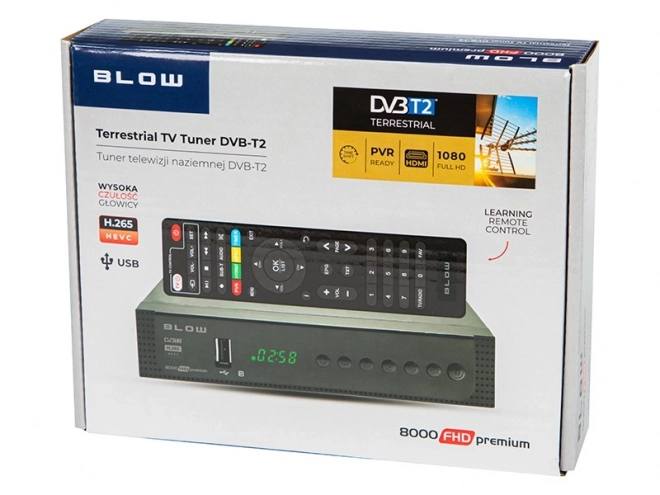 Dekodér DVB-T2 Premium s Full HD rozlíšením