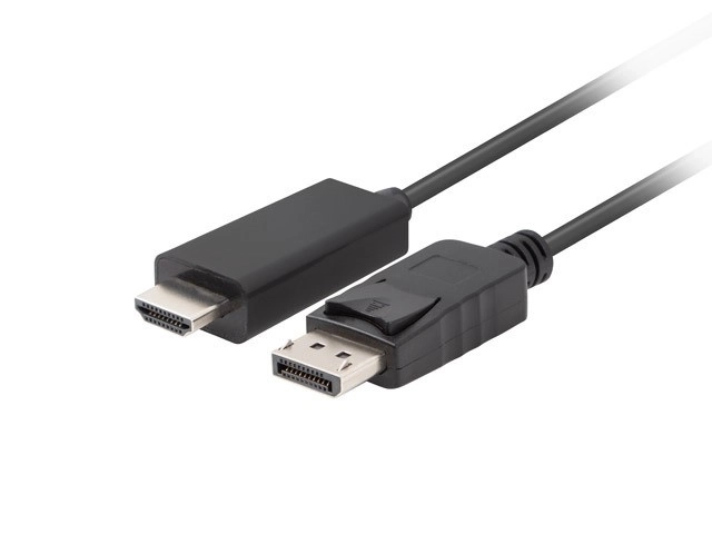 Kábel DisplayPort na HDMI čierny 1.8m