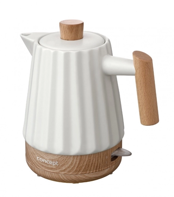 Keramická kanvica biela 1,5l
