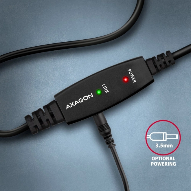 Aktívny USB kábel AXAGON 20m